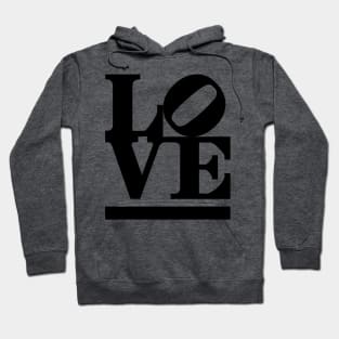 LOVE Robert Indiana Pop Art Logo Hoodie